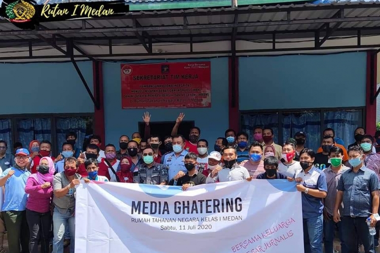 Gelar Media Gathering Karutan Kelas 1 A Medan Ajak Media Berkolaborasi