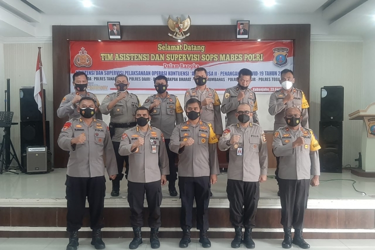 Dukung Pemerintah Dalam Penanganan Pandemi Covid-19 5 Polres Gelar Supervisi dan Asistensi