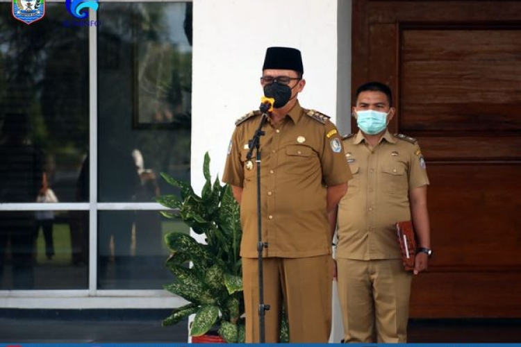 Kasus Terkonfirmasi Meningkat Bupati Minta Satgas Covid-19 Maksimalkan Tugas