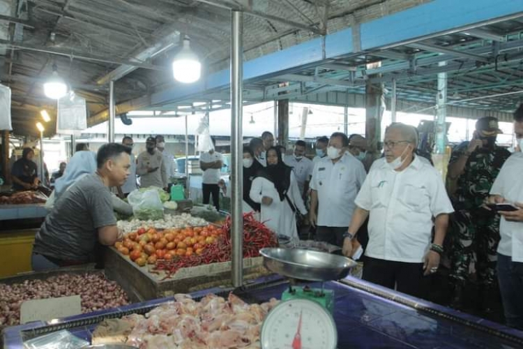 Pemkab Asahan Lakukan Sidak ke Pasar Tradisional