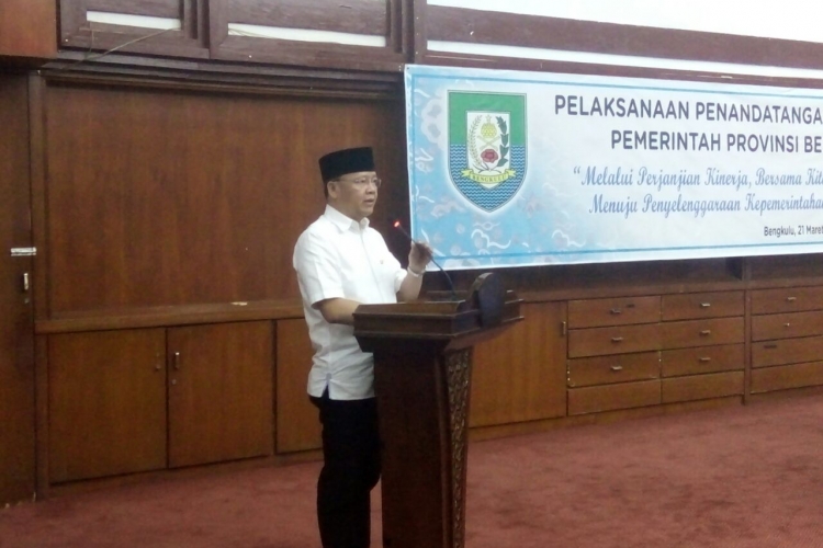 Plt Gubernur Bengkulu Rohidin Mersyah
