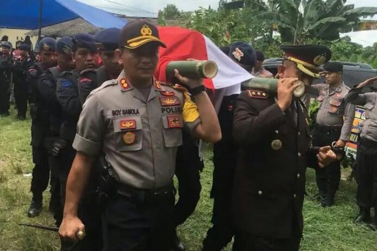 Pemakaman Anggota Brimob