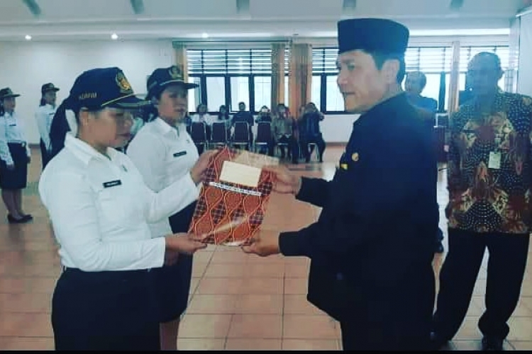 Bupati Karo Serahkan SK  CPNS PTT Kemenkes 