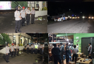 Kapolres Padangsidimpuan Gelar Patroli Skala Besar