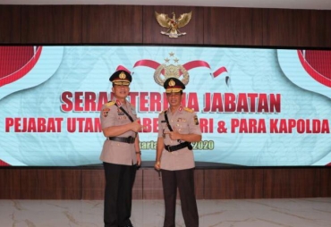 Sertijab di Mabes Polri Polda Bengkulu Dipimpin Kapolda Baru