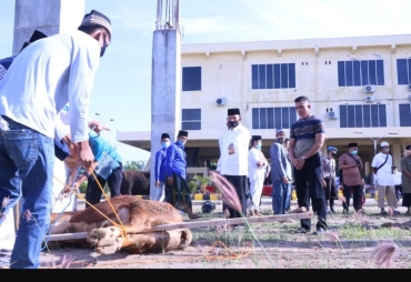 Qurban 23 Hewan Kapolda Bengkulu Ingatkan Personil Teladani Nabi