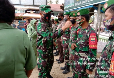 Dandim 0205/Tanah Karo Laksanakan Kunjungan Kerja Ke Koramil Jajaran