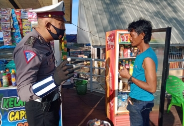 Satuan Tugas Operasi Aman Nusa Polda Bengkulu pagi hari ini minggu (04/10) kembali menggelar kegiatan Patroli disertai penyampaian himbauan.