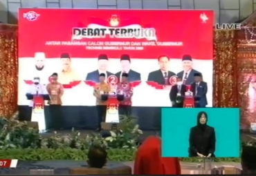 Dominasi Poin Bahasan Debat Pilgub : Helmi Bahas Janda, Rohidin Bahas Konektivitas Agusrin Bahas Perut