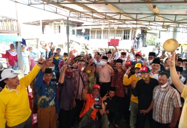 Lantunkan Dzikir Hadrah Masyarakat Curup Selatan Doakan Rohidin-Rosjonsyah Menang