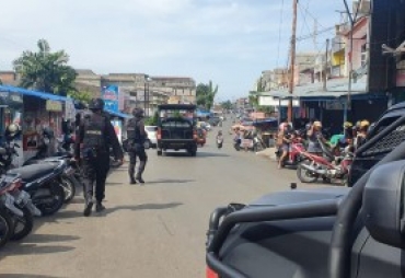 Brimob Polda Bengkulu Lakukan Patroli Sosialisasi Prokes Covid-19 Hingga Tegur Pelanggar