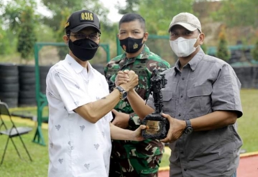 Lomba Tembak Pistol Eksekutif Amsakar Tembakkan 15 Peluru