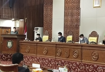 Raperda Tentang Adaptasi Kebiasaan Baru Disetujui Fraksi DPRD
