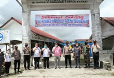 Kapolres Pakpak Bharat Resmikan Kampung Tangguh Desa Silima Kuta