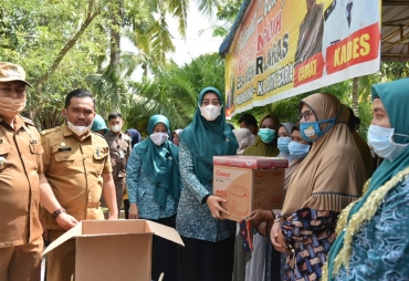 Ketua TP PKK Batu Bara Salurkan Bantuan Kepada Pengrajin UMKM