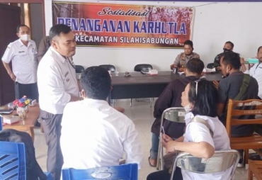 Kapolres Dairi Sosialisasikan Penecegahan dan Penanganan Karhutla