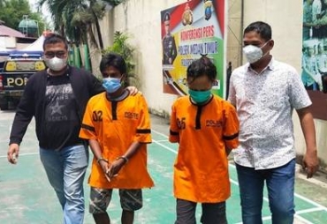 Tim Bandit Polsek Medan Timur Ciduk Pelaku Pencurian Suku Cadang Motor
