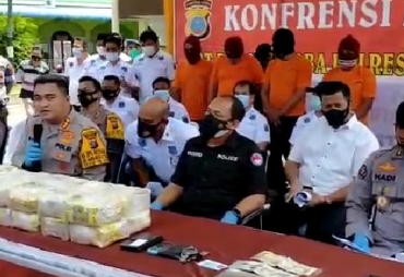 Polrestabes Medan Berhasil Bongkar Penyelundupan Sabu Sebanyak 40 kg