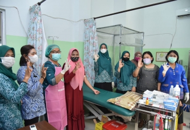 Ketua TP PKK Batu Bara Kunjungi Tiga Puskesmas Pelaksana Pelayanan KB