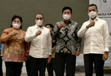 Bupati Karo Hadiri Musrenbang Perubahan RPJMD Provsu Tahun 2019-2023