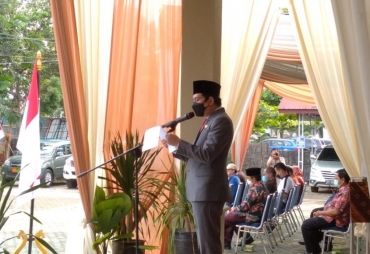 Wabup BU Arie Pimpin Upacra HUT Agraria & Tata Ruang KE-61