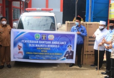 Warga Binaan juga Harus Bahagia Walikota Serahkan 1 Unit Ambulans dan 2 Show Case