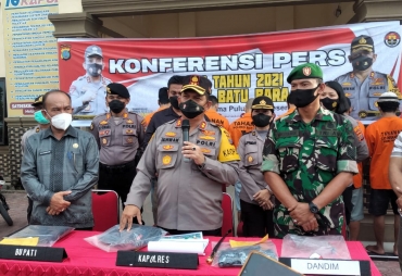 Polres Batubara Capai 79,66 % Penuntasan Kejahatan Sepanjang Tahun 2021