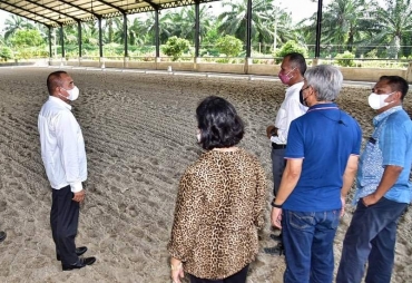 Gubsu Dan Bupati Karo Tinjau Venue Berkuda Jerivho Stable