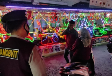 Polres Asahan Bagikan Masker dan Beri Teguran Kepada 29 Orang Tidak Patuh Prokes