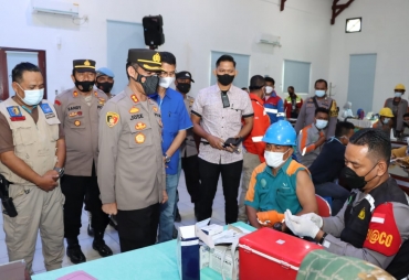 Kapolres Batubara: Vaksinasi Tidak Bisa Ditunda-tunda