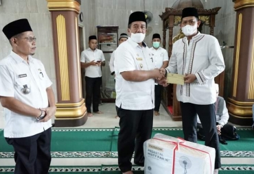 Wabup Asahan Kunjungi Masjid Syuhada Desa Sipaku Area