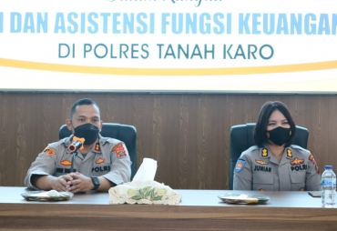 Kapolres Tanah Karo AKBP Ronny Nicolas Sidabutar membuka kegiatan Supervisi dan Asistensi 