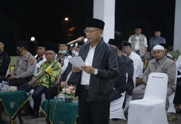 Bupati Lepas 161 Jemaah Calon Haji Kabupaten Asahan