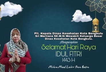 Kadinkes Ucapkan Selamat Hari Raya Idul Fitri 1443 H