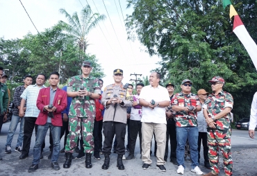 Wabup Hadiri Peresmian Kampung Kebangsaan Polres Asahan
