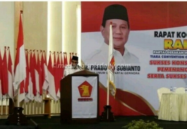 Sambutan Ketua Gerindra 
