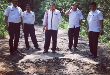 Bupati Karo Upayakan Genjot Pembangunan Jalan Antar Desa