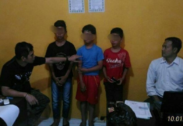 Unit Pidum Amankan 3 Orang Anak Pelaku Pencurian