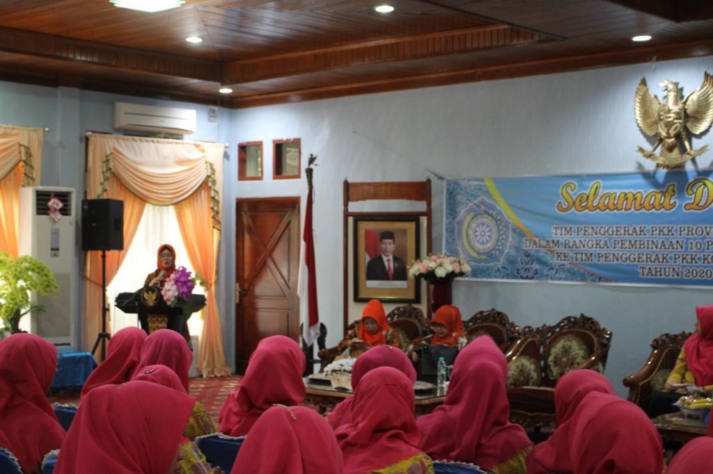 TP PKK Kota Terima Pembinaan dari Tim Provinsi