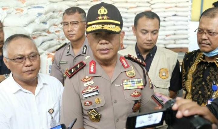 Jalin Kordinasi Terkait Pangan Kapolda Tinjau Gudang Bulog