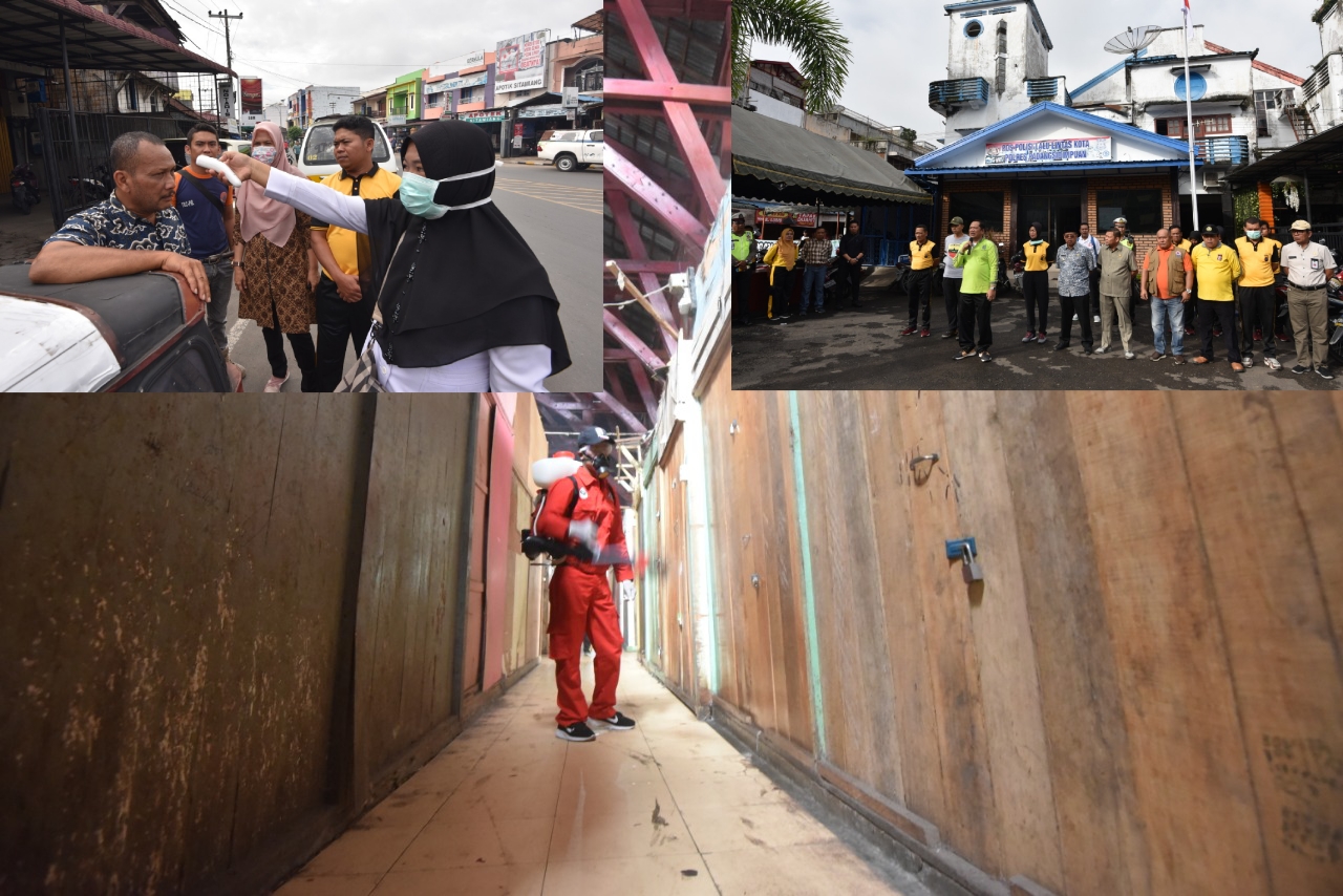 Walikota Intruksikan Tim Gabungan Rutin Semprot Disinfektan Sejumlah Ruang Publik
