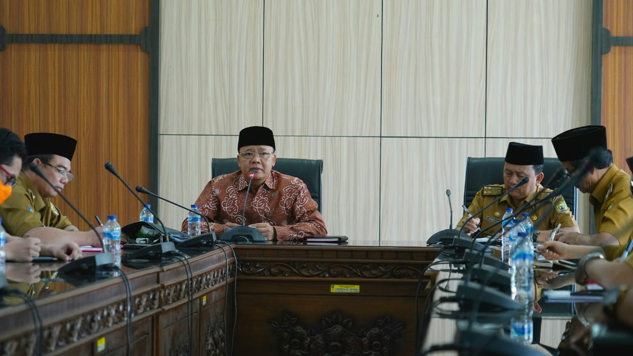 Antisipasi Corona Gubernur Rohidin Lakukan Refocusing Anggaran Guna Salurkan Bantuan