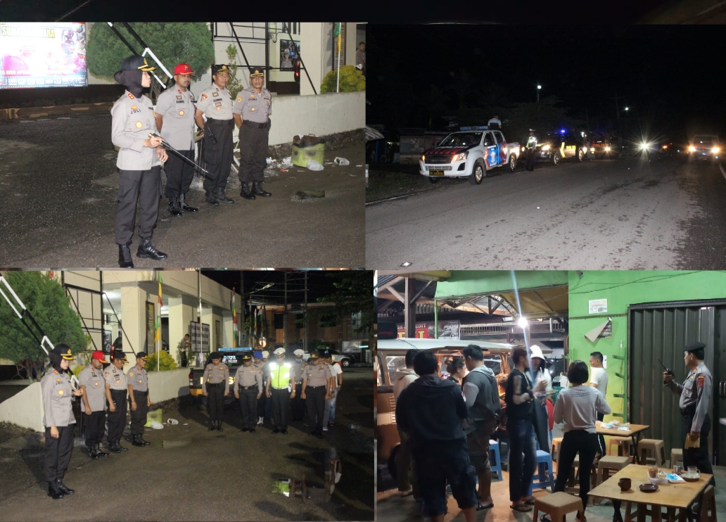 Kapolres Padangsidimpuan Gelar Patroli Skala Besar
