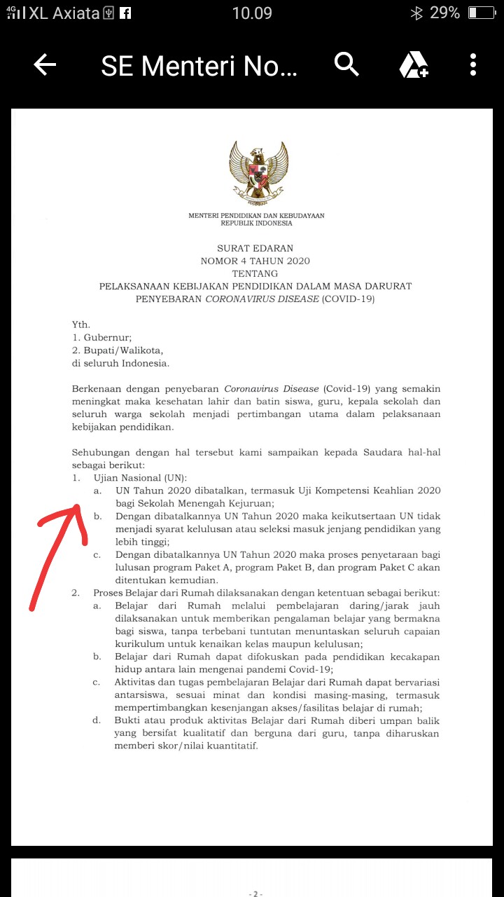 Covid-19 Berdampak kepada Dunia Pendidikan