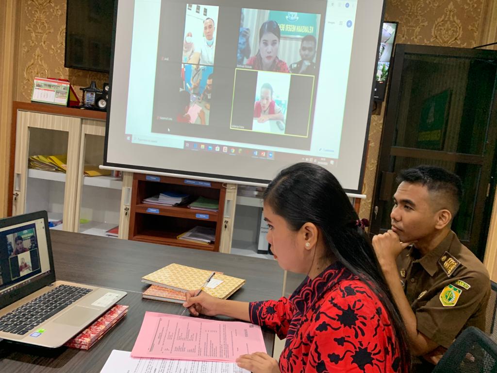Antisipasi Corona Kejari Terima Pelimpahan Via Videoconference