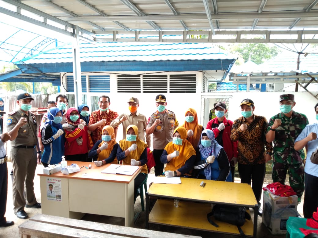 Tinjau Posko Curup-LL Gubernur Rohidin Tegaskan Stop Pendatang yang Miliki Gejala Corona