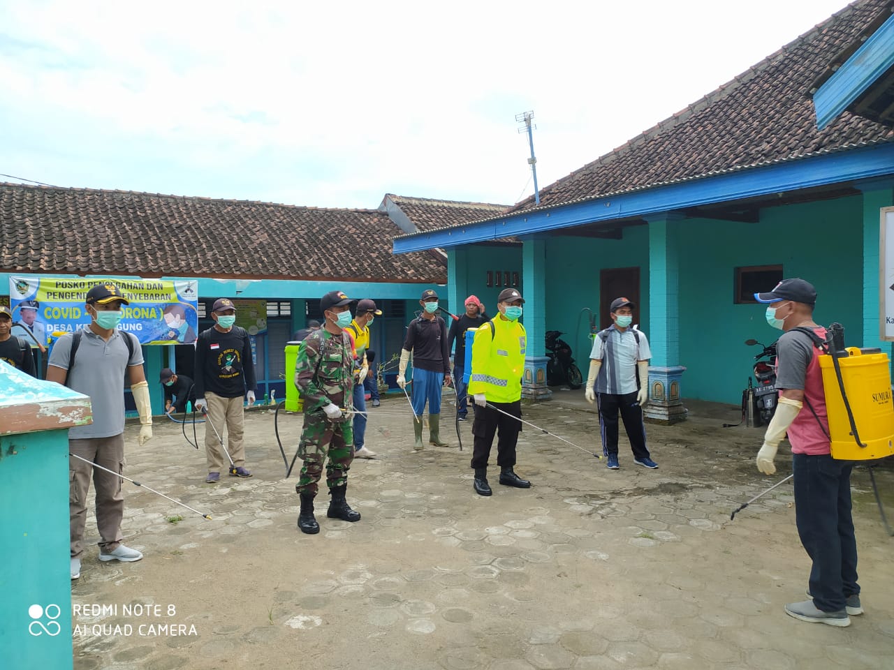 Pemdes Kebonagung Aktif Tanggulangi Virus Corona