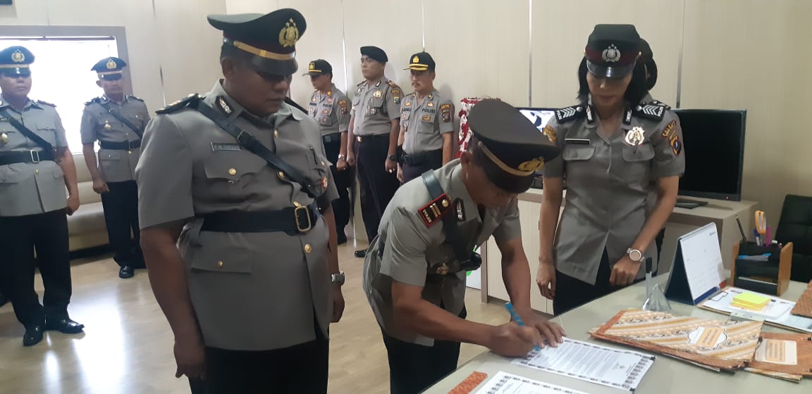Kapolres Karo Pimpin Sertijab Pejabat Utama dan Tiga Kapolsek