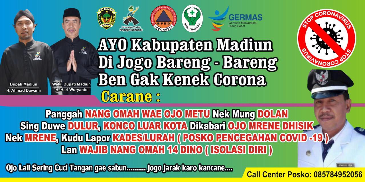 Antisipasi Corona Pemdes Kebonagung Bekerja Ekstra