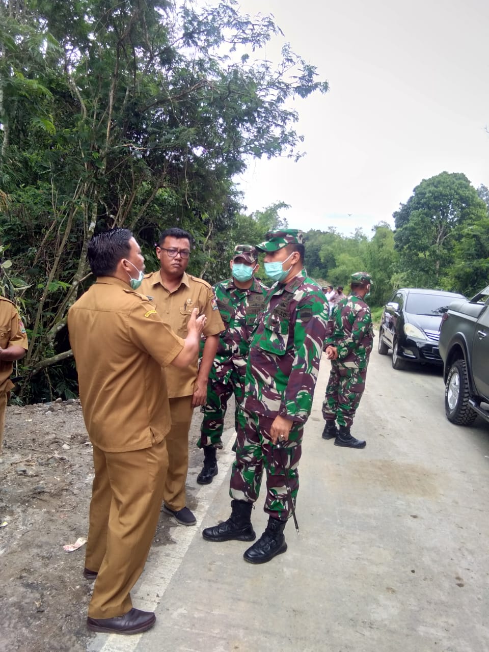 DPUPR Karo Segera Bangun Bronjong Jembatan Merah Putih